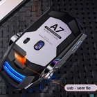 Mouse Gamer Profissional 3200dpi Preto Led Colorido