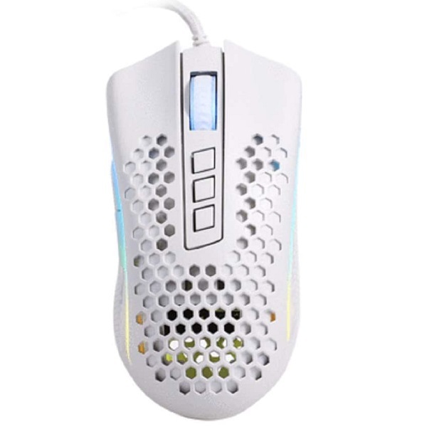 Mouse Gamer Redragon Storm Lunar White M808w Rgb