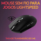 Mouse Gamer Sem Fio Logitech G305 Lightspeed Com 6 Botões Pro