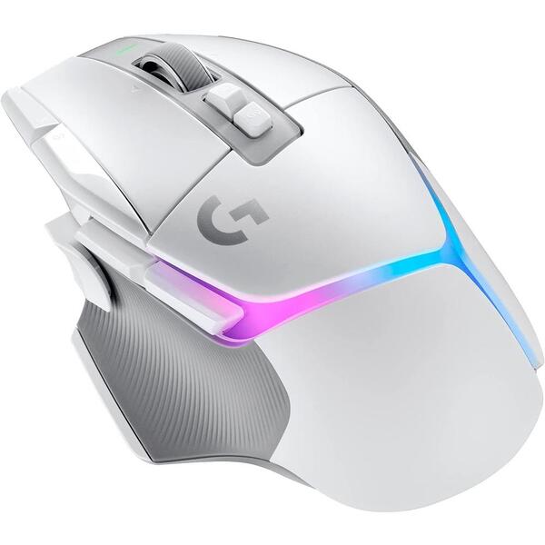Mouse Gamer Sem Fio Logitech G502 X Plus Rgb 25.600dpi Branco