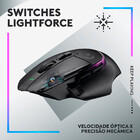 Mouse Gamer Sem Fio Logitech G502 X Plus Rgb 25.600dpi Preto