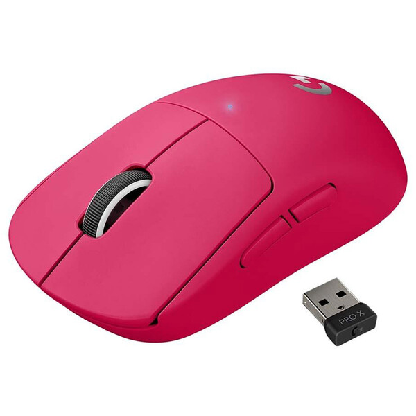 Mouse Gamer Sem Fio Logitech G Pro X Superlight Usb Rosa - 91