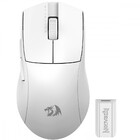 Mouse Gamer Sem Fio Redragon King Pro 4k 26000 Dpi Branco - M