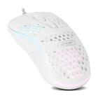 Mouse Gamer Usb 1000dpi 4 Botoes Rgb Branco Knup Kp-mu010