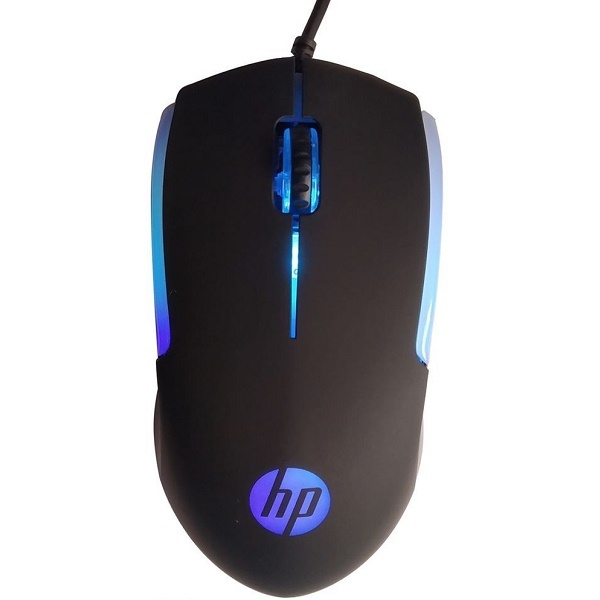Mouse Gamer Usb M160 1000dpi Rgb Preto Hp