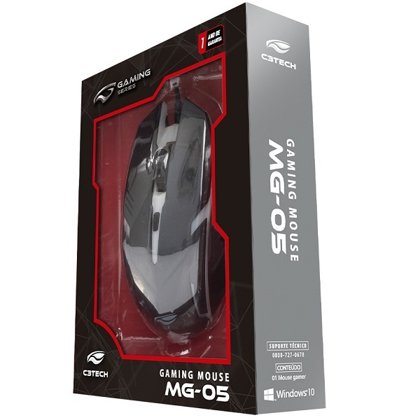 Mouse Gamer Usb Mg-05bk C3 Tech