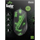 Mouse Gamer Usb Raptor Om-801 Preto/verde Fortrek