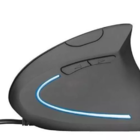 Mouse Gamer Vertical Com Fio D5 Ergonômico 3600 Dpi Led Usb