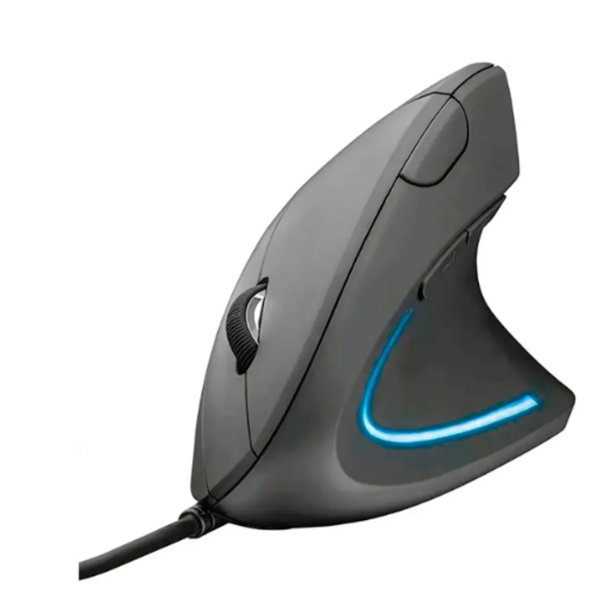 Mouse Gamer Vertical Com Fio D5 Ergonômico 3600 Dpi Led Usb