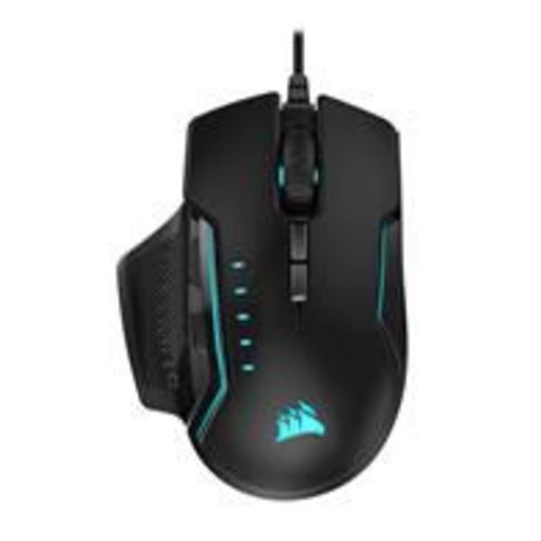 Mouse Gaming Corsair Glaive Rgb Pro Aluminio Preto - Ch-93023