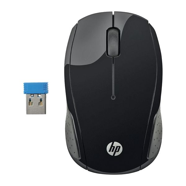 Mouse Hp Sem Fio Usb X200 Oman 3 Botoes Preto