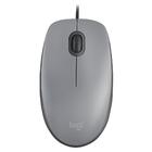 Mouse Logitech Com Fio Usb M110 Cinza 910-006757-v