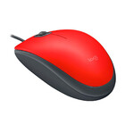 Mouse Logitech M110 Silent Vermelho