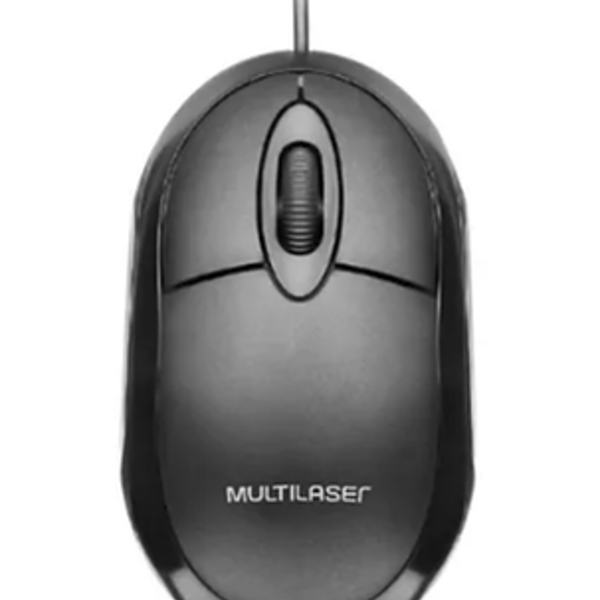Mouse Óptico Com Fio Usb Cor Preto