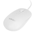 Mouse Optico Dynamic Slim Branco 1600 Dpi Cabo Usb 1.8 Metros