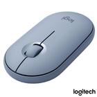Mouse Óptico Sem Fio Azul Pebble - Logitech - M350