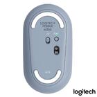 Mouse Óptico Sem Fio Azul Pebble - Logitech - M350