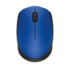 Mouse Optico Sem Fio M170 Azul Logitech - Blister