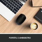 Mouse Optico Sem Fio M170 Preto Logitech - Blister