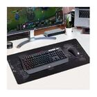 Mouse Pad 30x80cm Exbom Com Borda De Led Rgb Mapa Mundo Cabo