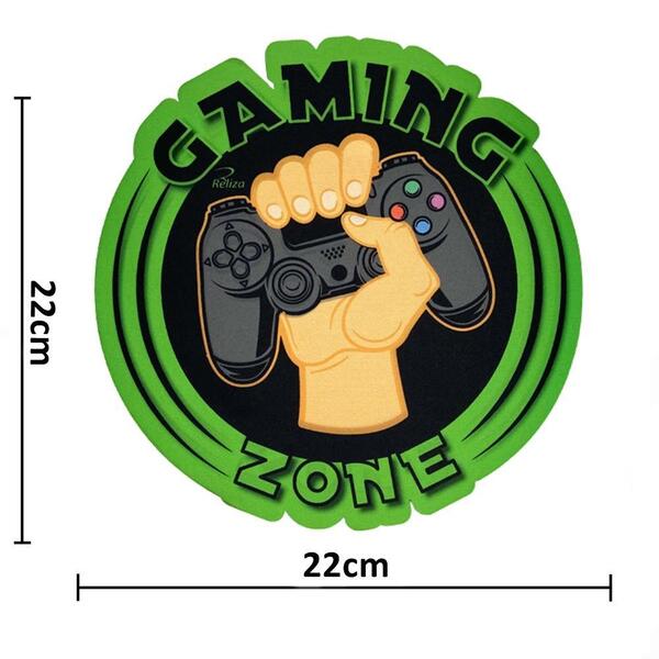 Mouse Pad Decorativo Ímã Gaming Zone 22x22cm