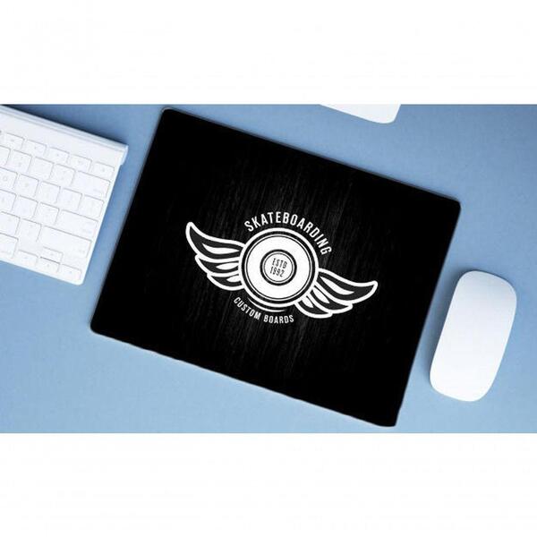Mouse Pad Emborrachado Grande Skate Logo Comasas