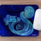 Mouse Pad Emborrachado Personalizado Aquário