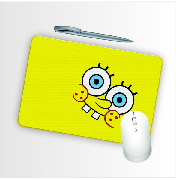 Mouse Pad Emborrachado Personalizado Bob Esponja Carinha