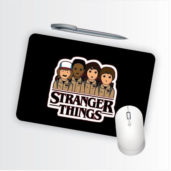 Mouse Pad Emborrachado Personalizado Bonecos Stranger Things