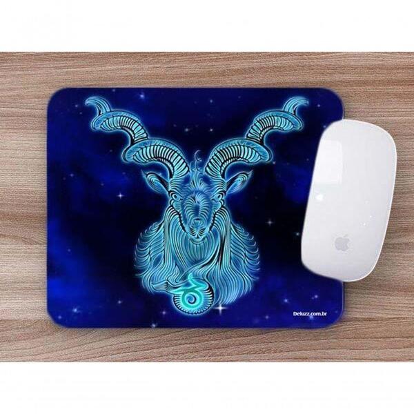Mouse Pad Emborrachado Personalizado Capricórnio