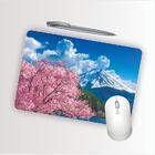 Mouse Pad Emborrachado Personalizado Montanha Fuji Flores