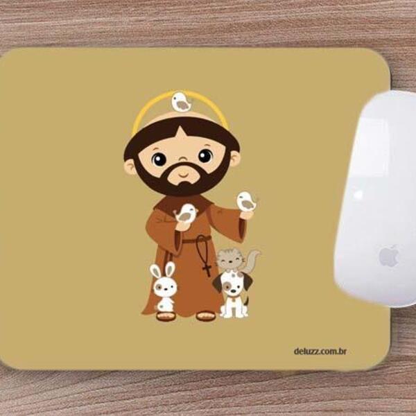 Mouse Pad Emborrachado Personalizado São Francisco De Assis