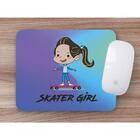 Mouse Pad Emborrachado Personalizado Skate Skater Girl