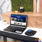 Mouse Pad Ergonômico Compact Antiderrapante Preto - Wp Connect