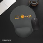 Mouse Pad Ergonômico Computador Mais Café É Igual Código