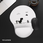 Mouse Pad Ergonômico Dino Offline