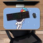 Mouse Pad Gamer Antiderrapante Astronauta - 40x68cm