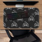 Mouse Pad Gamer Antiderrapante Controles - 40x68cm
