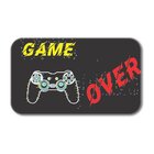 Mouse Pad Gamer Antiderrapante Preto Game Over - 40x68cm