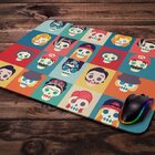 Mouse Pad Gamer Caveira Famosos
