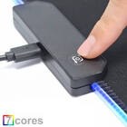 Mouse Pad Gamer Com Borda De Led Mp-led2535