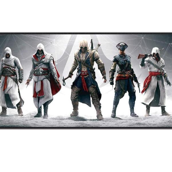 Mouse Pad Gamer Extra Grande Familia Assassina Tamanho 700x35