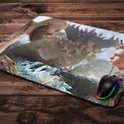 Mouse Pad Gamer God Of War Kratos E Atreus Ii