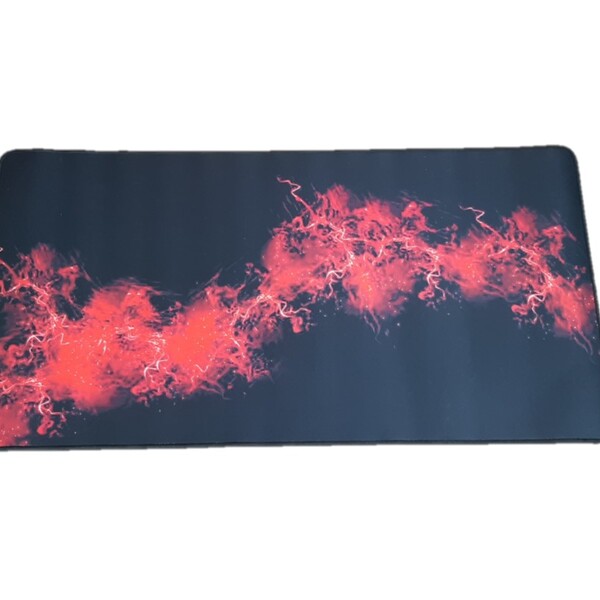 Mouse Pad Gamer Speed Grande 70x35cm  - Raio Vermelho