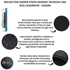 Mouse Pad Gamer Speed Grande 70x35cm Liga Dos Lendários Exbom