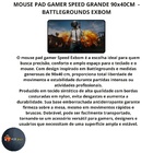 Mouse Pad Gamer Speed Grande 90x40cm Battlegrounds Exbom