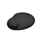 Mouse Pad Gel Letron Home Office Preto Emborrachado 26x22 Cm