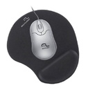 Mouse Pad Gel Preto Multilaser Ac024
