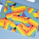 Mouse Pad Grande  Arco-íris Lgbt