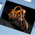 Mouse Pad Grande  Moto De Madeira